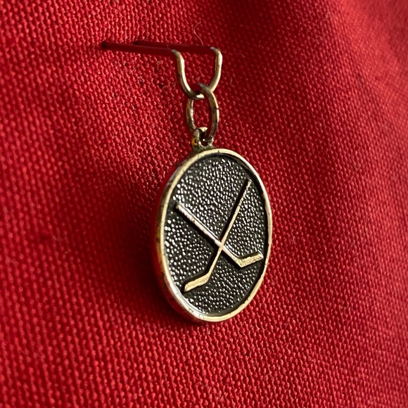 VTG I STG I JMF I Hockey Sticks Black Enamel Charm - Picture 10 of 16